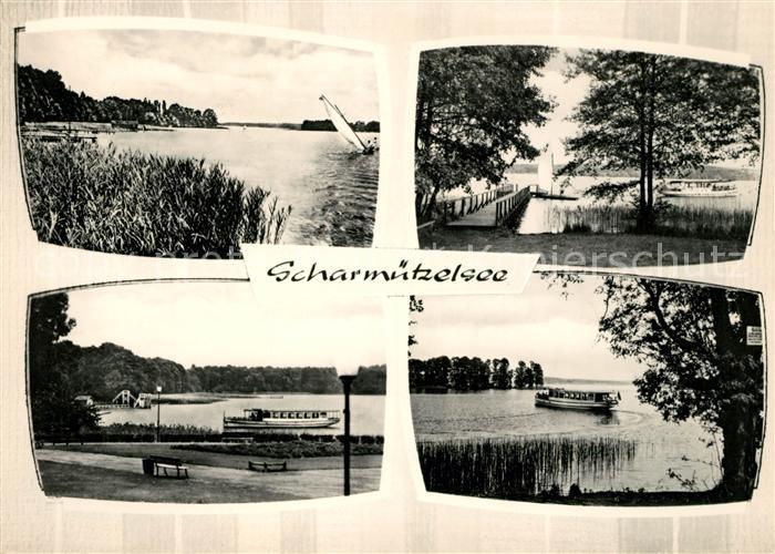 Scharmuetzelsee Bootssteg Faehrschiff