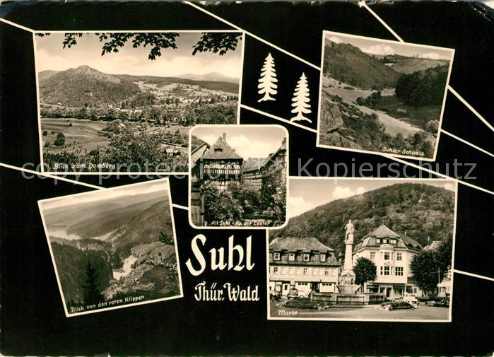 Suhl Thueringer Wald Domberg Markt Suhler Schweiz