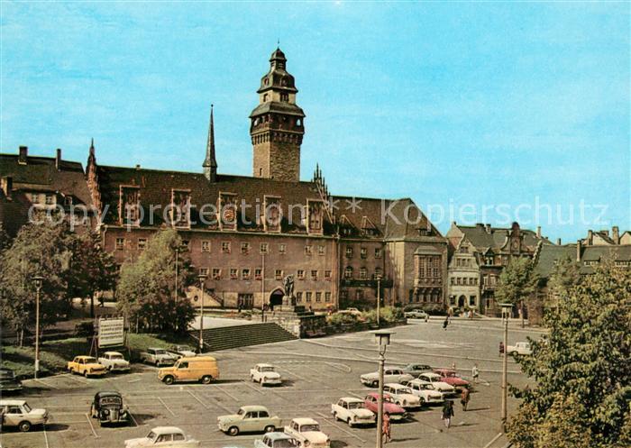 ZEITZ Sachsen-Anhalt Rathaus Friedensplatz