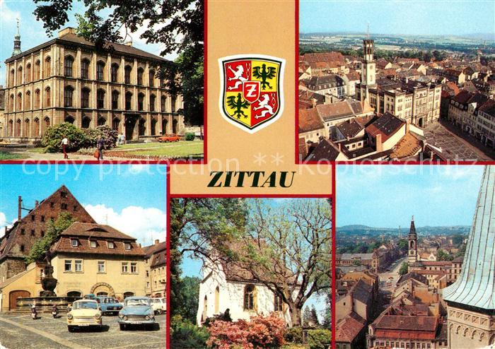 Zittau Rathaus Samariterinnenbrunnen Frauenkirche