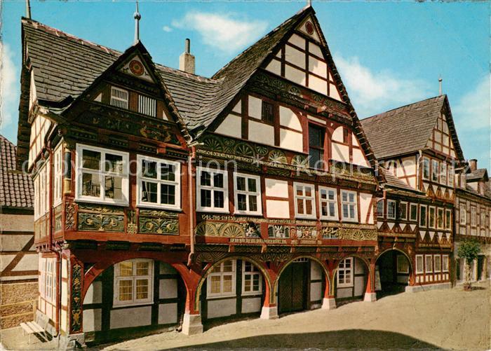 Schwalenberg Fachwerk Fassade Rathaus