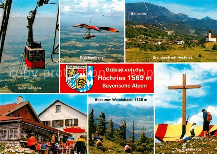 Hochrieshuette Hochriesbahn Greinbach Gipfelkreuz Wendelstein