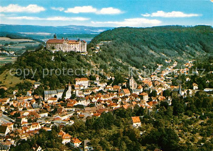 Kulmbach Fliegeraufnahme Obere Stadt