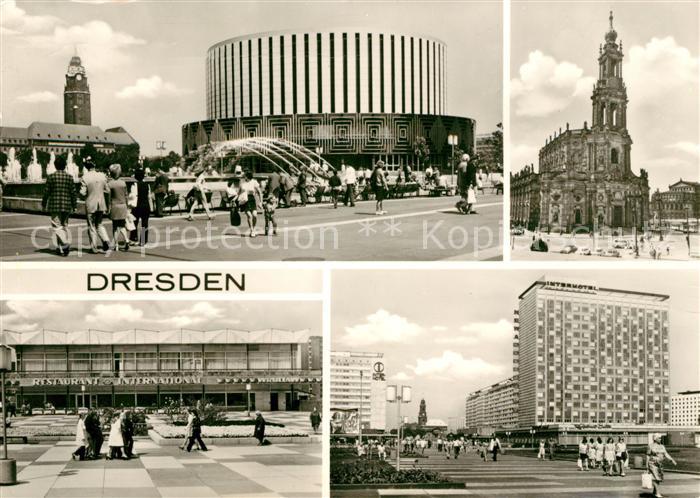 DRESDEN Elbe Rathaus Hofkirche Restaurant International Prager Strasse Hotel NEW