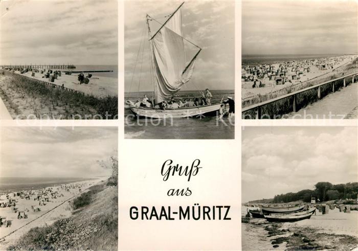 Graal-Mueritz Ostseebad Strand Boote