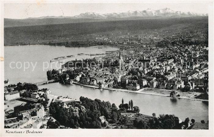 Konstanz Bodensee Fliegeraufnahme