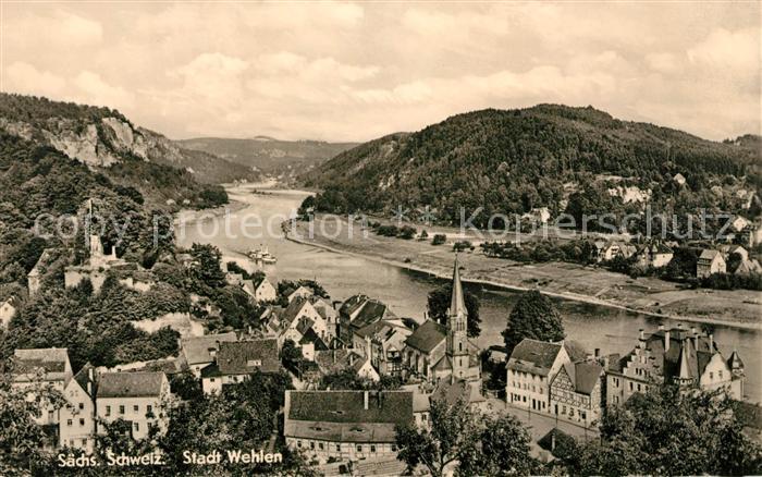Wehlen Sachsen Panorama