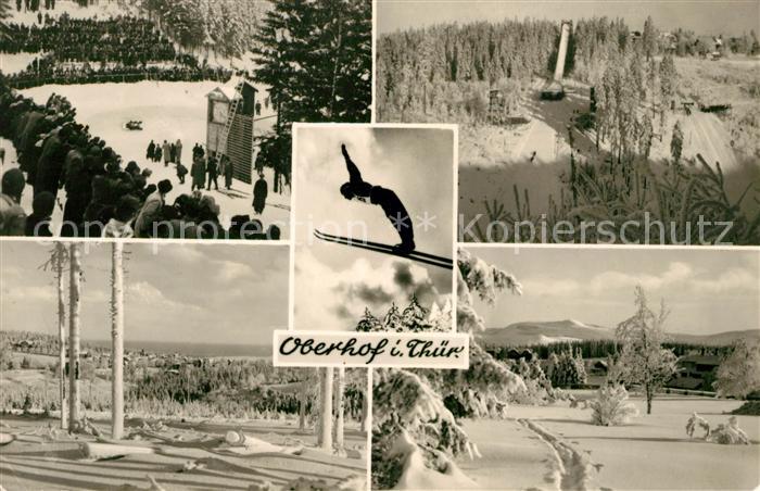 Oberhof Thueringen Wintersport Schanze Bobbahn