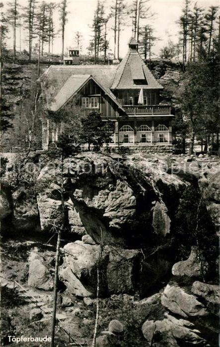 Toepferbaude Oybin Zittauer Gebirge