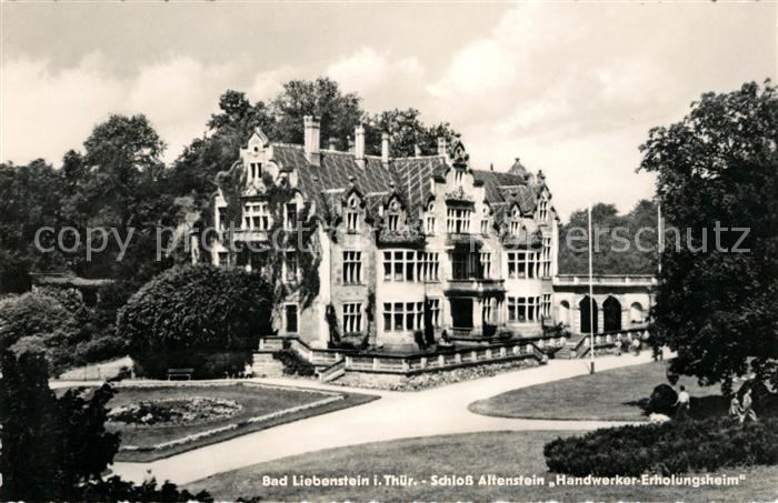 Liebenstein Bad Schloss Altenstein Handwerker Erholungsheim