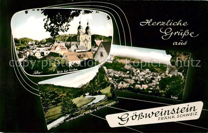 Goessweinstein Kirche Panorama Wiesenthal