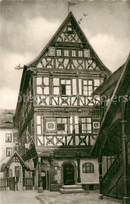 Meiningen Thueringen Buechnersches Haus 1596