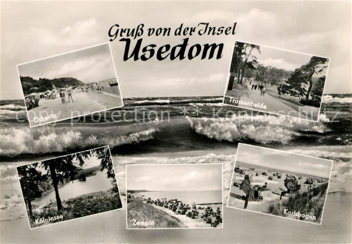 Usedom ueckeritz Trassenheide Karlshagen Koelpinsee Zempin