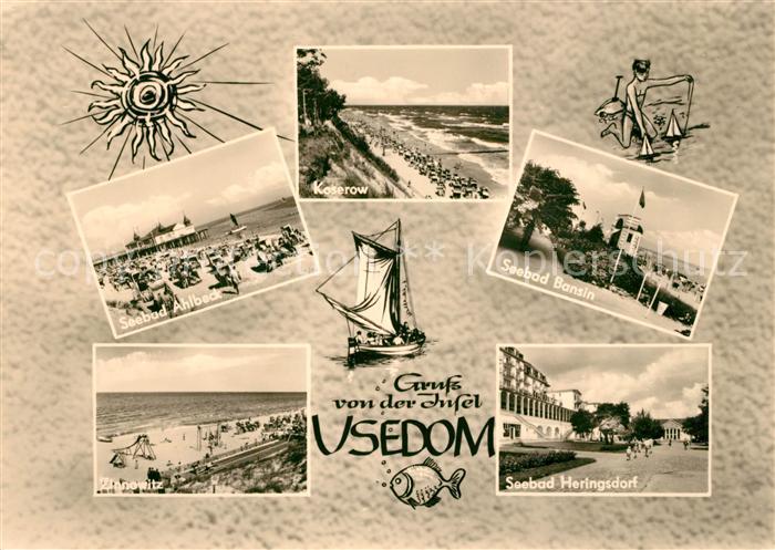 Usedom Seebad Ahlbeck Koserow Heringsdorf Bansin