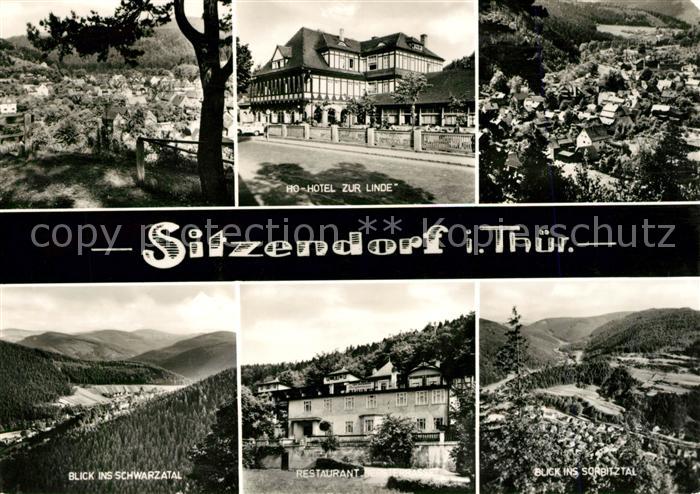 Sitzendorf Thueringen HO Hotel Zur Linde Schwarzatal Restaurant