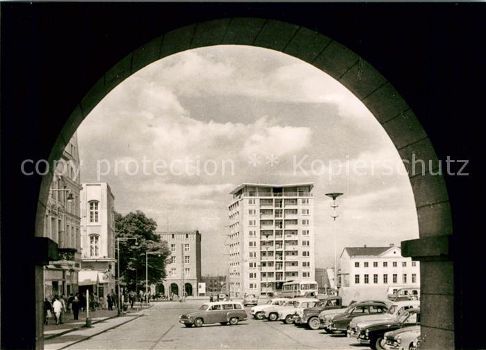 ROSTOCK  CITY Hochhaus Ernst Thaelmann Platz
