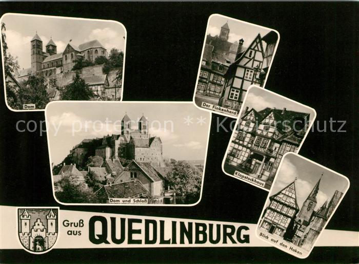Quedlinburg Harz Dom Finkenherd Klopstockhaus Haken