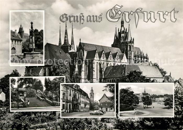 Erfurt Denkmal Park Rathaus Dom