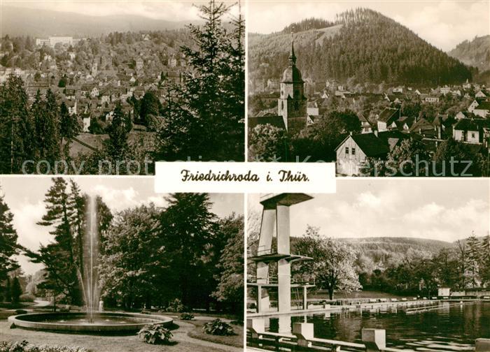 Friedrichroda Panorama Brnnen Schwimmbad