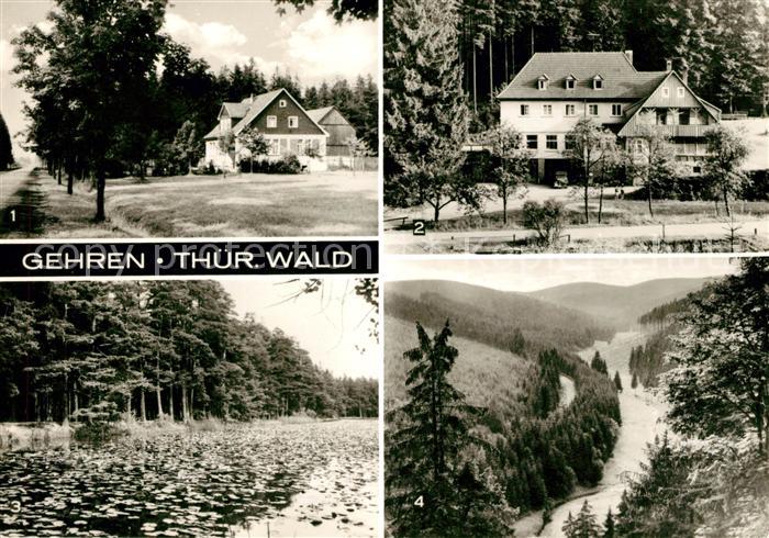 Gehren Thueringen Gasthaus Seerose Schobsemuehle Seerosenteich