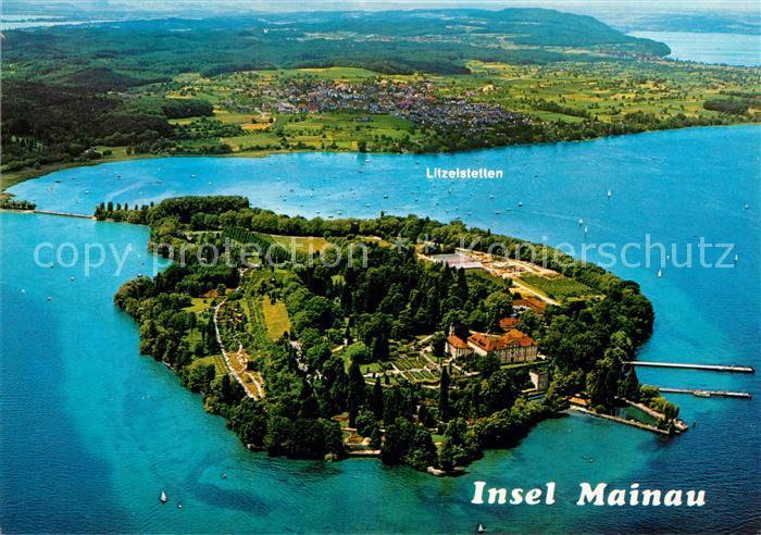 Insel Mainau Fliegeraufnahme