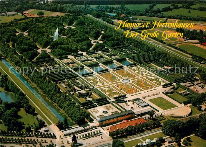 Herrenhausen Hannover Fliegeraufnahme Grosser Garten