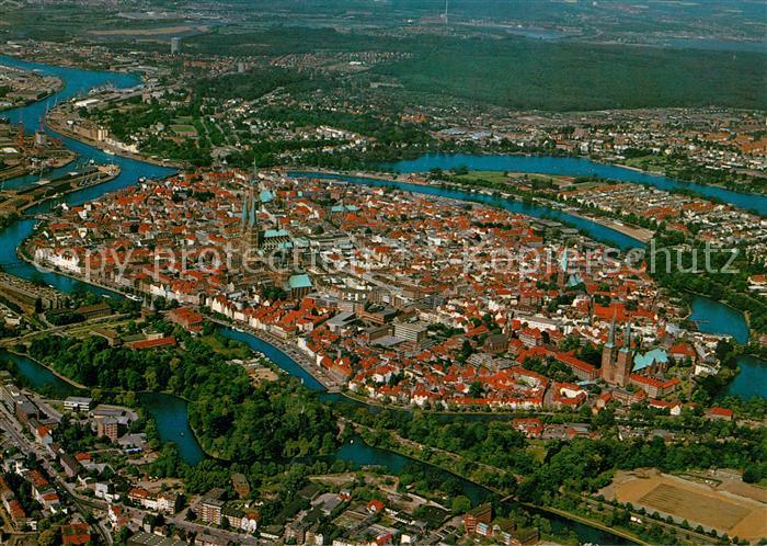 Luebeck Fliegeraufnahme