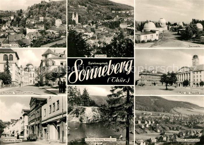 Sonneberg Thueringen Ortsteil Wehd Koeppelsdorf Neufang Koenigssee Sternwarte
