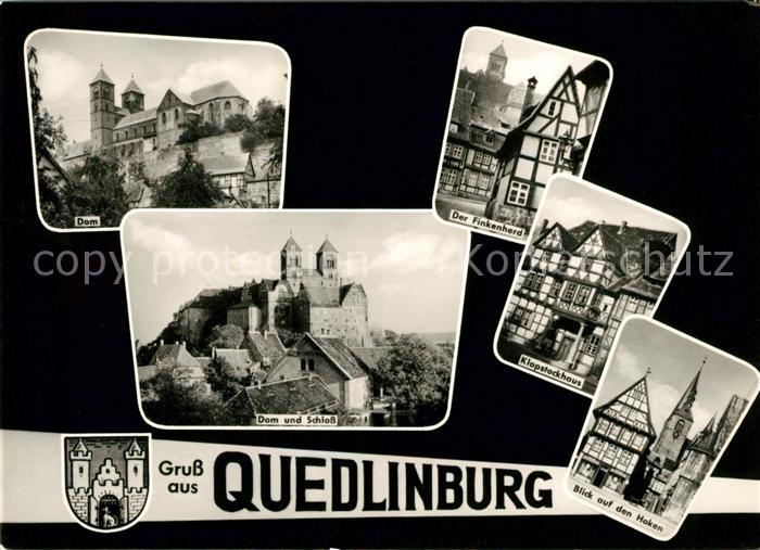 Quedlinburg Harz Dom Finkenherd Schloss Haken Klopstockhaus