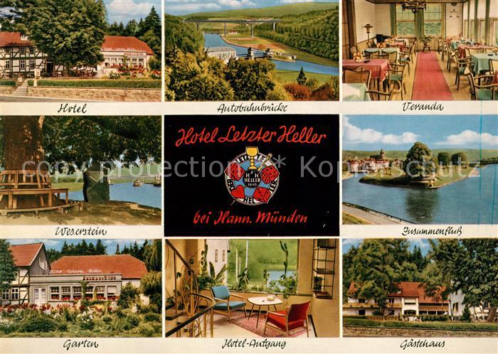 Hannoversch Muenden Hotel Letzter Heller Weserstein Veranda Gaestehaus Garten