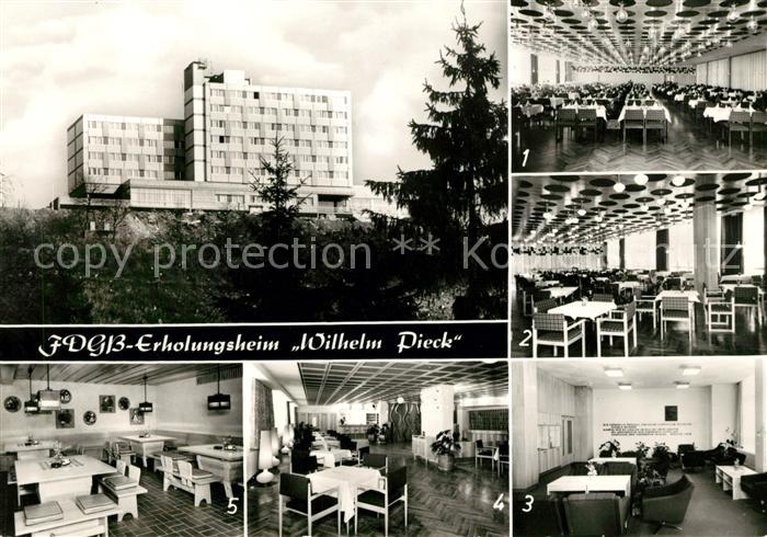 Finsterbergen FDGB Erholungsheim Wilhelm Pieck