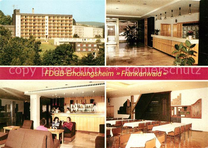 Wurzbach FDGB Erholungsheim Frankenwald