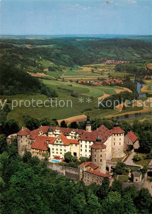 Langenburg Wuerttemberg Fliegeraufnahme Schloss