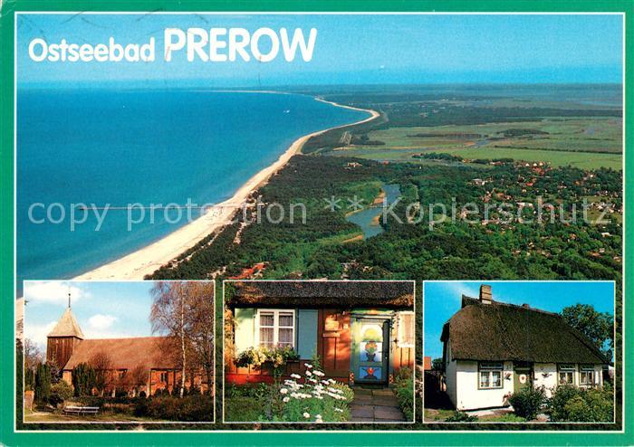 Prerow Ostseebad Fliegeraufnahme