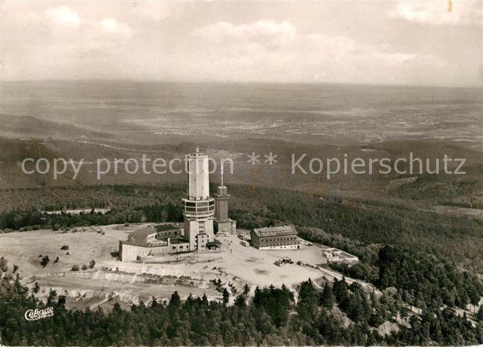 Grosser Feldberg Taunus Fliegeraufnahme Fernmelde Fernseh UKW Sender