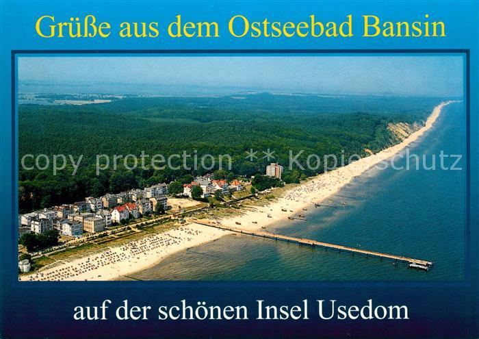 Bansin Ostseebad Fliegeraufnahme
