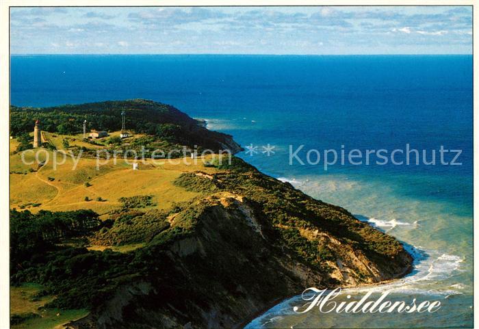 Insel Hiddensee Fliegeraufnahme Leuchtturm Dornbusch