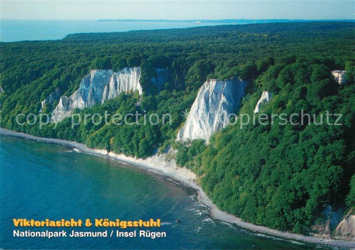 Jasmund Fliegeraufnahme Viktoriasicht Koenigsstuhl