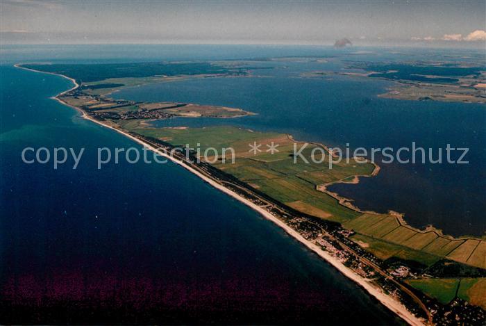 Darss Region Ostsee Fliegeraufnahme
