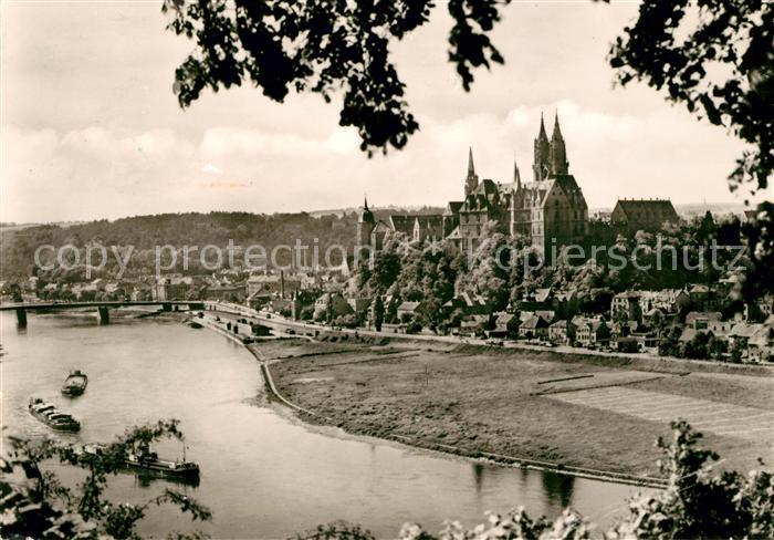 Meissen Elbe Sachsen Albrechtsburg Dom