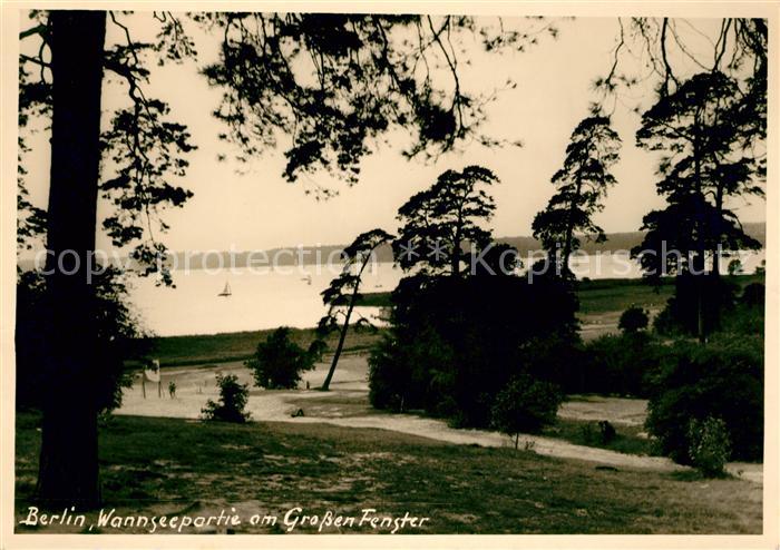 BERLIN  CITY Wannsee am grossen Fenster