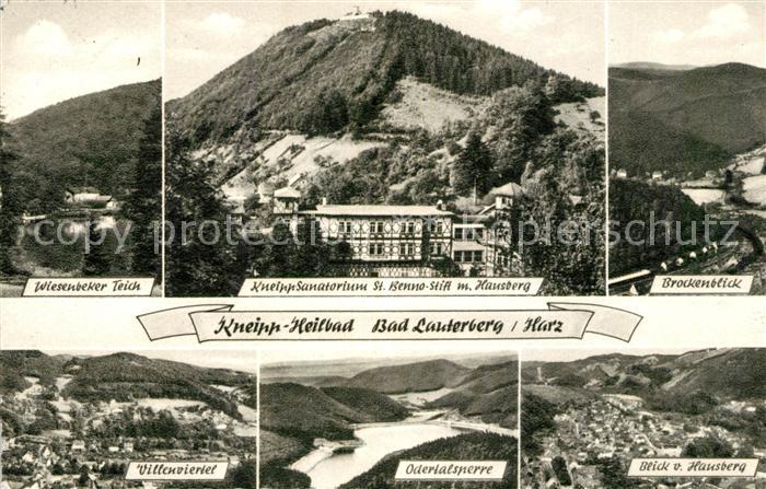 Bad Lauterberg Wiesenbeker Teich Kneipp Sanatorium St Benno Stift Brockenblick V