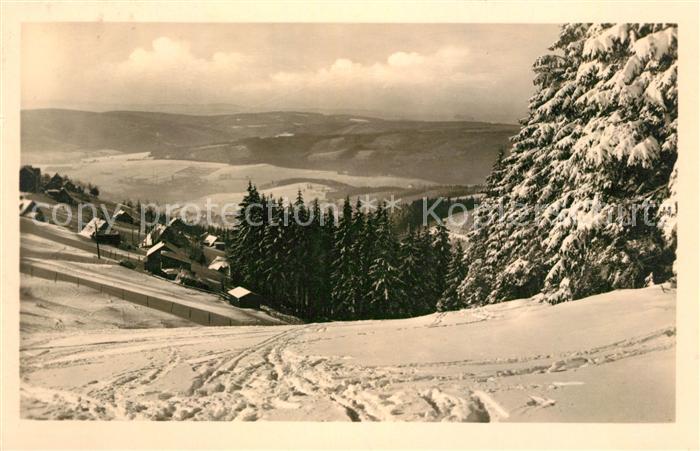 Klingenthal Vogtland Blick vom Aschberg