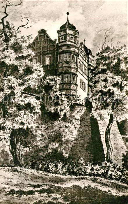 Bernburg Saale Die Leuchte am Schloss