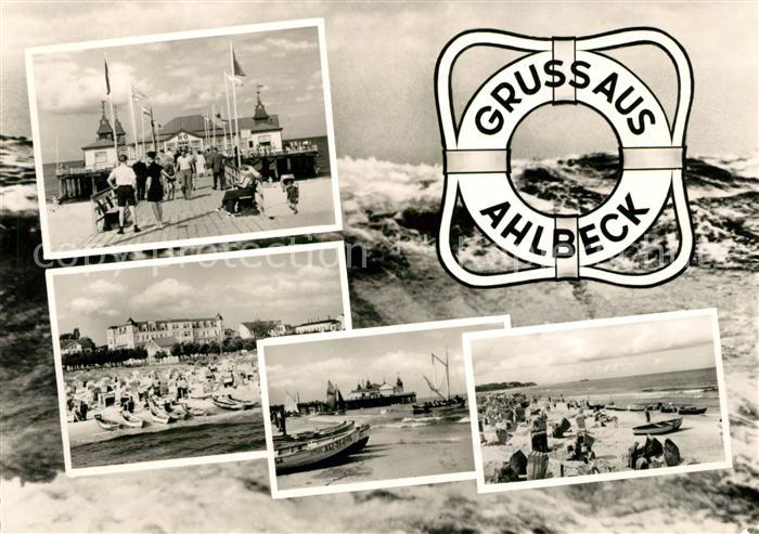 Ahlbeck Ostseebad Seebruecke Strandpartien