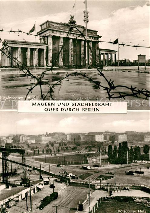 BERLIN  CITY Brandenburger Tor Potsdamer Platz