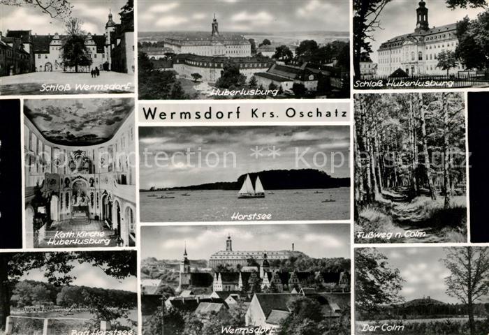 Wermsdorf Schloss Hubertusburg Kath Kirche Horstsee Fussweg Bad Horstsee Wermsdo