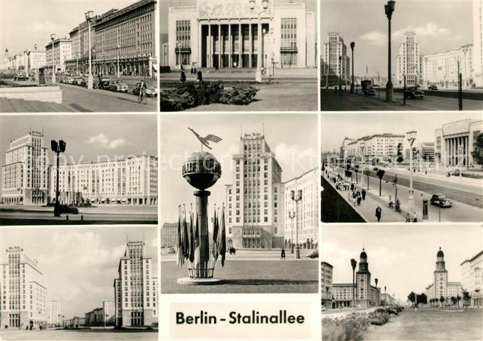 BERLIN  CITY Stalinallee Details