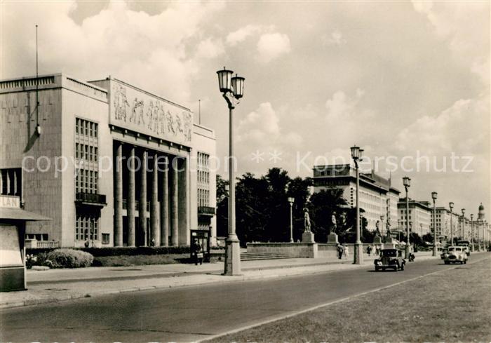 BERLIN CITY Stalinallee Zentraler Klub der Jugend und der Sportler