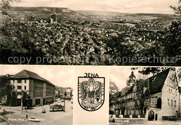 Jena Thueringen Panorama Pharm Phys Chem Institut Universitaet